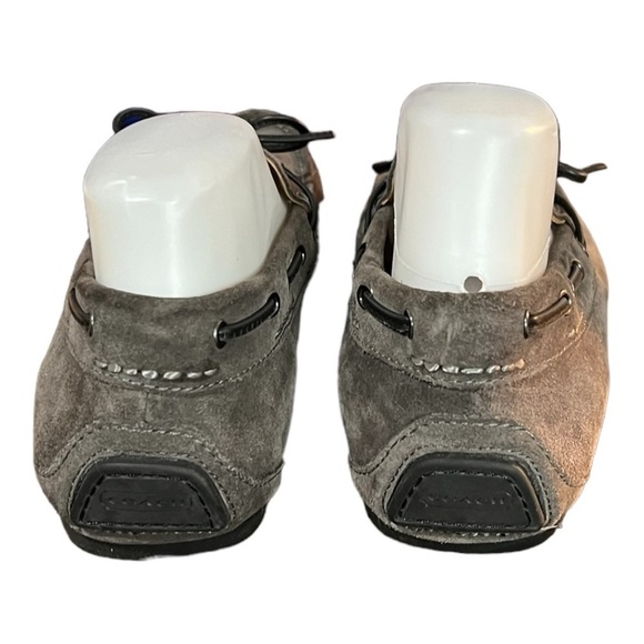 Coach Jasper Suede Leather Slip-On Loafers Gray Size 7D Men’s - Picture 7 of 11